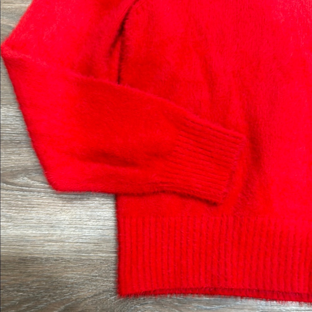 Red Women's Sweater - Picture 3 of 7